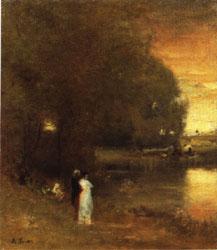 George Inness Over the River oil painting image